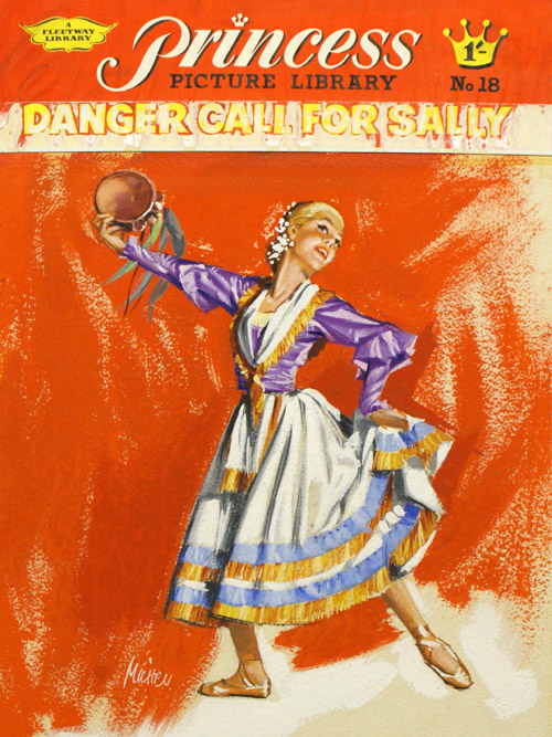 Princess Picture Library: Danger Call For Sally (Original) (Signed) by Michel Atkinson Art at The Illustration Art Gallery