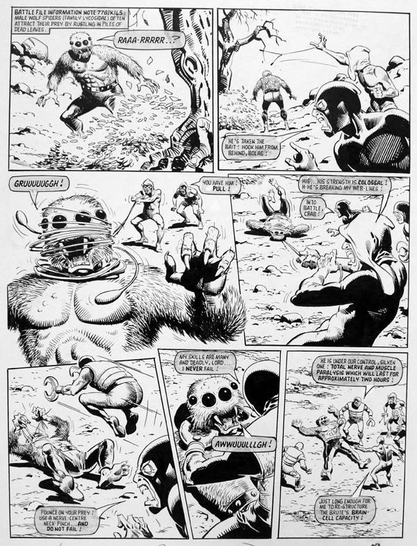 Plague of Spiders - Part 6 - Page 3 (Original) by John Cooper Art at The Illustration Art Gallery