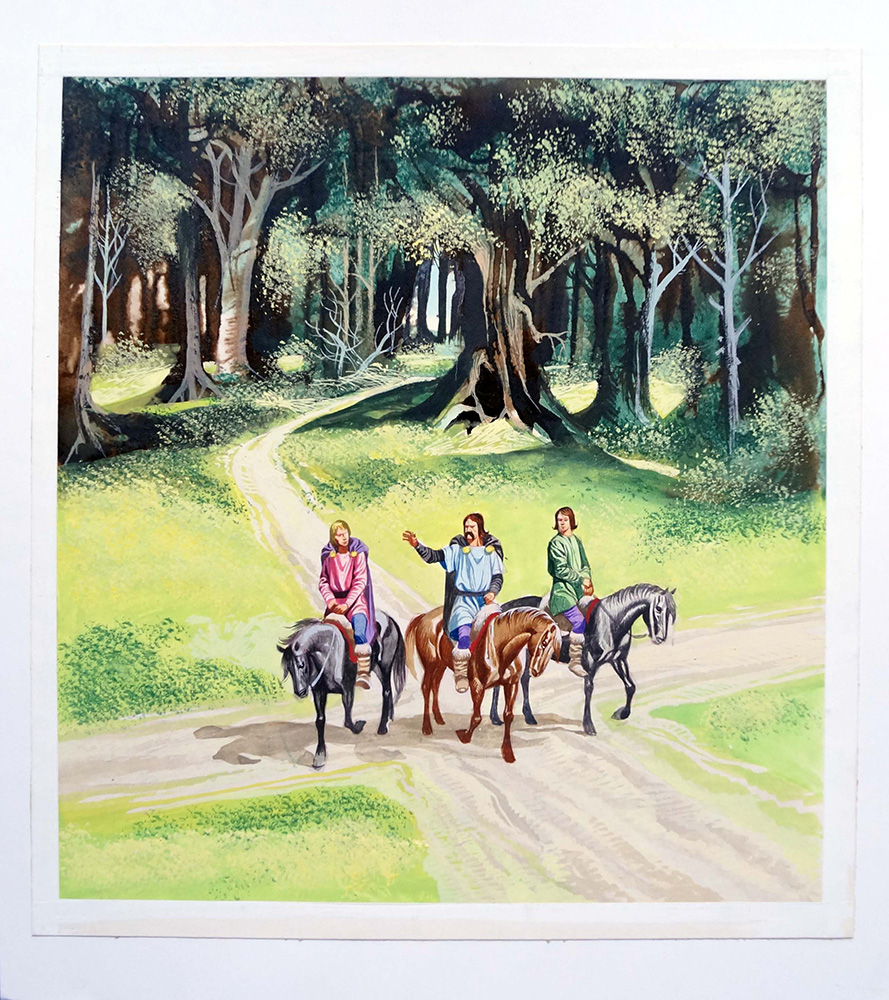 Magic Apples - Crossroads (Original) art by Magic Apples (Ron Embleton) at The Illustration Art Gallery