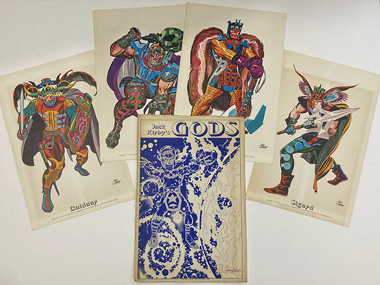 Jack Kirby Gods Portfolio (Prints) at The Book Palace