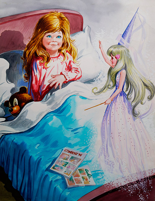 New Year Fairy (Original) by Jose Ortiz Art at The Illustration Art Gallery