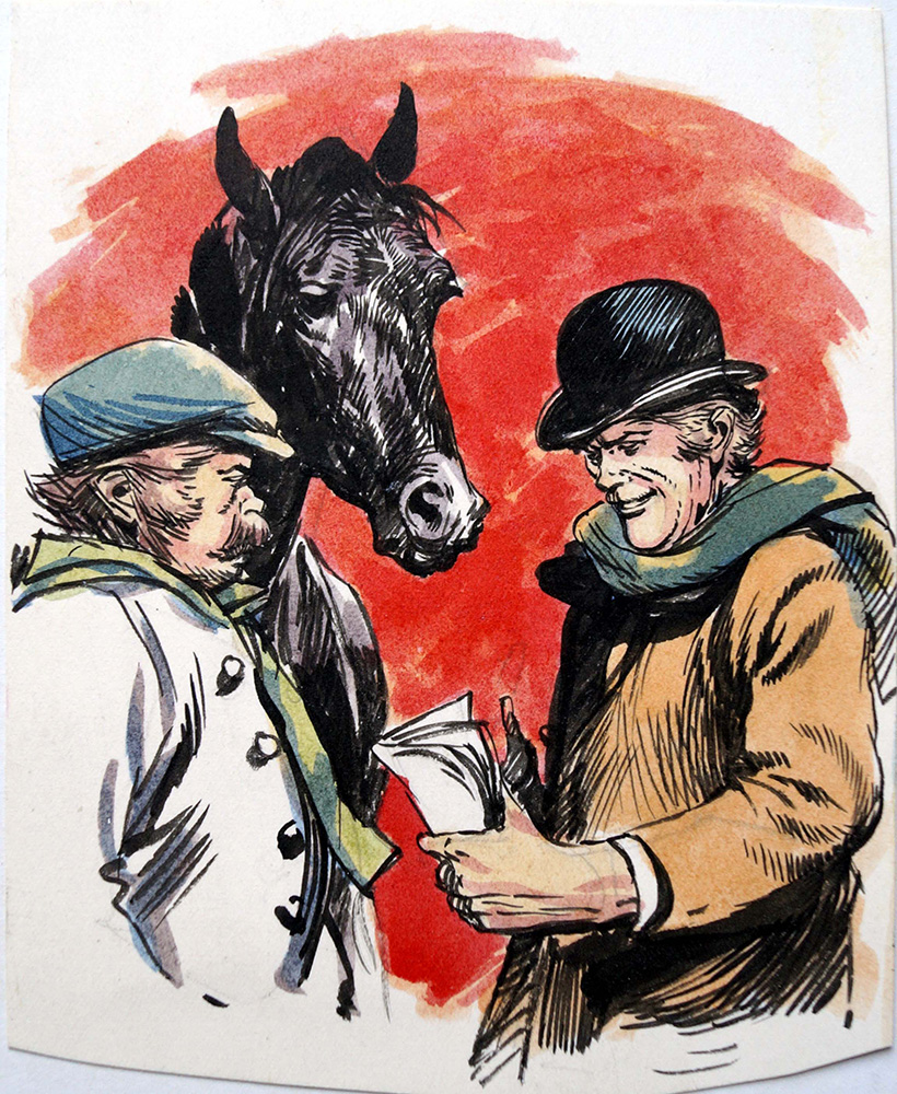 Black Beauty - The Exchange (Original) art by Black Beauty (Carlos Roume) Art at The Illustration Art Gallery
