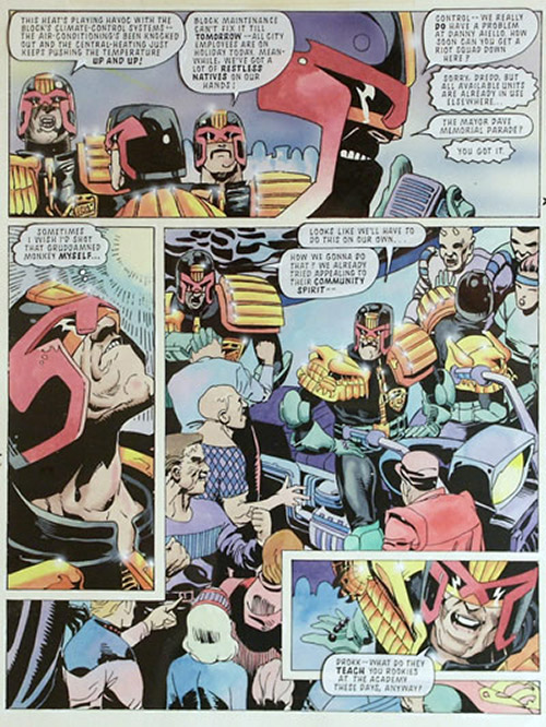 Judge Dredd: Do the Wrong Thing 49-3 (Original) by Pete Smith Art at The Illustration Art Gallery