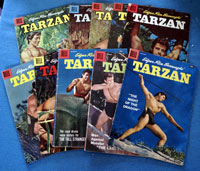 Collection of 10 Dell Tarzan comics (1957) at The Book Palace